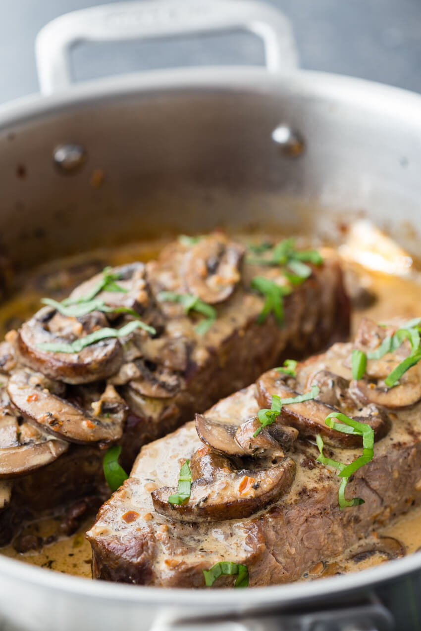 Pan Seared Steak With Mushrooms All Mushroom Info 